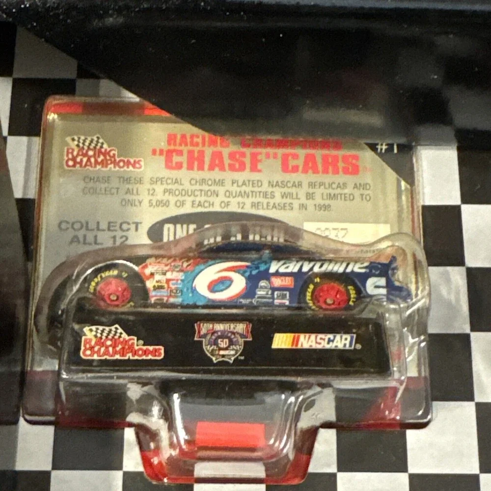 NASCAR‎ Chase Car Collection 12 Total Cards 1998 Racing Champions 50th Anniv.
